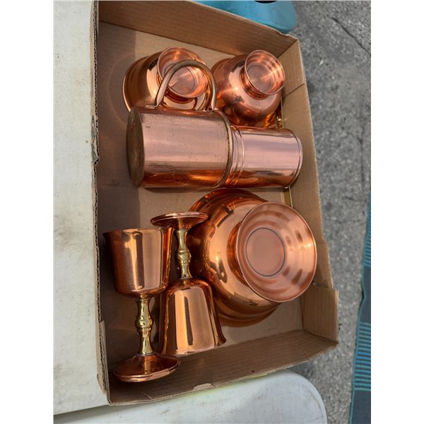 Copper decorative items