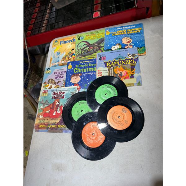 Children's records and books