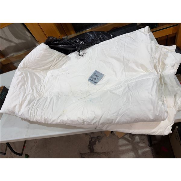 Queen duvet comforter