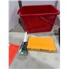 Image 1 : Sham wow zip ties and mark bucket
