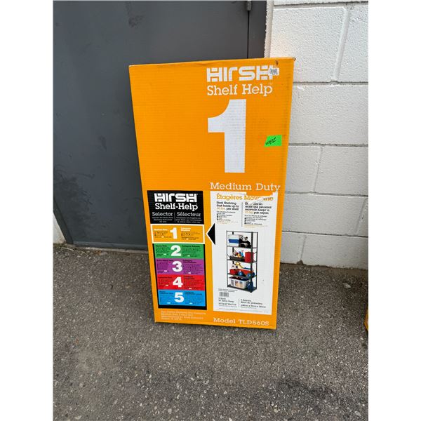 Medium duty shelf five shelf 16 inch extra deep