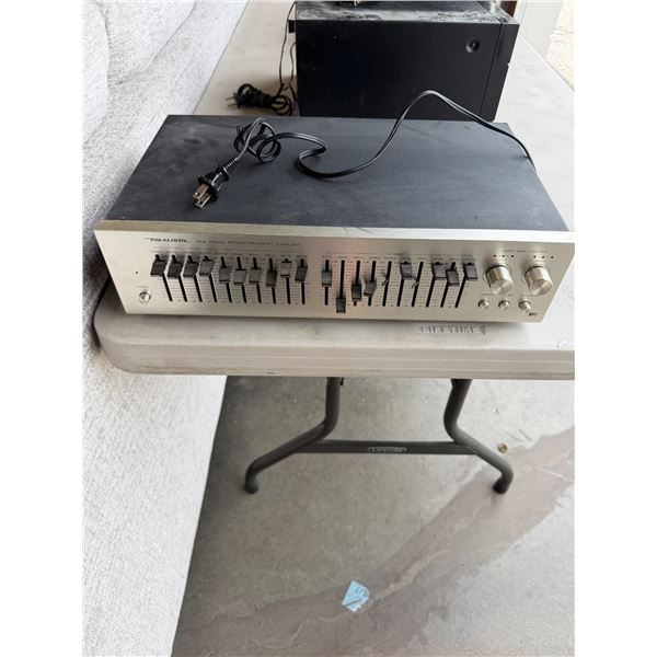 Realistic, wide range stereo frequency, equalizer