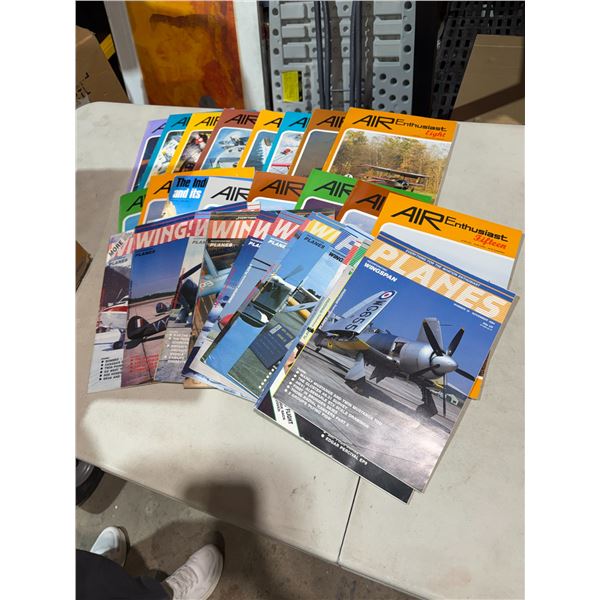 Enthusiast and planes and other magazines