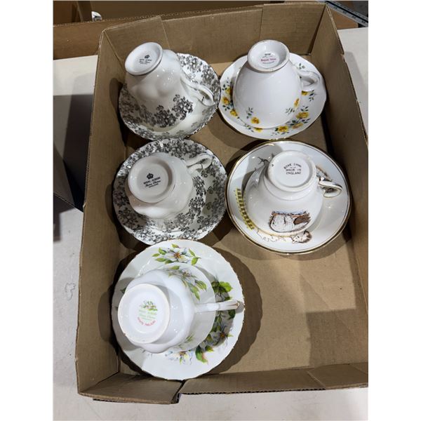 Tea cups and saucers