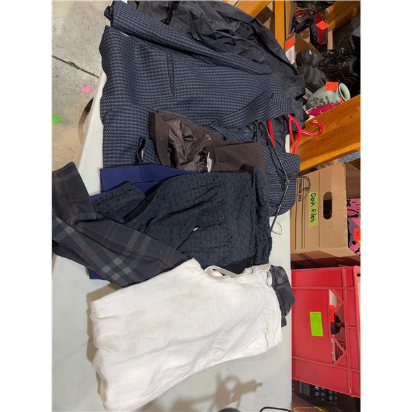 Assorted clothing