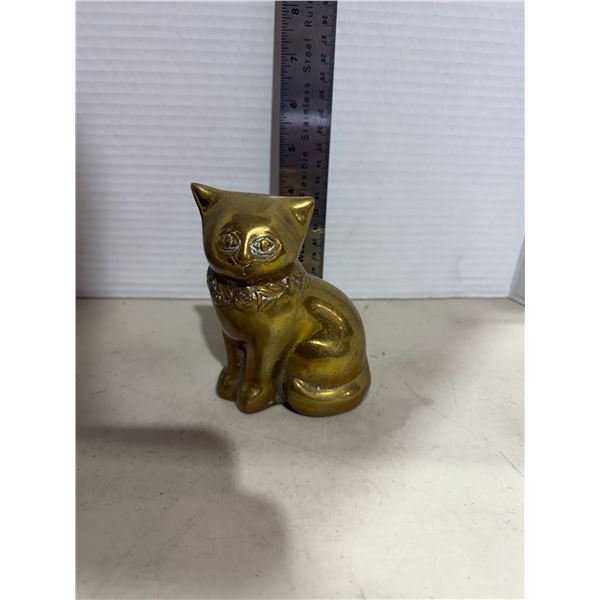 Brass cat