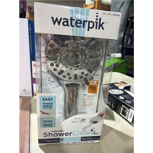 New waterpik shower head