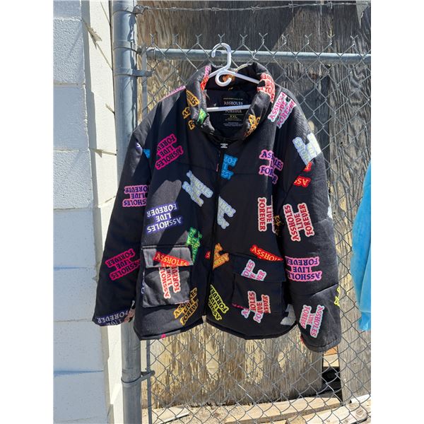 Assholes live forever jacket XXL