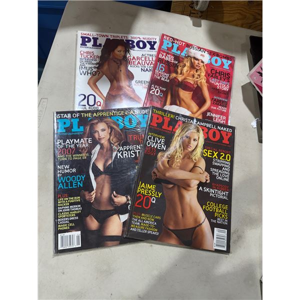 Playboy magazines