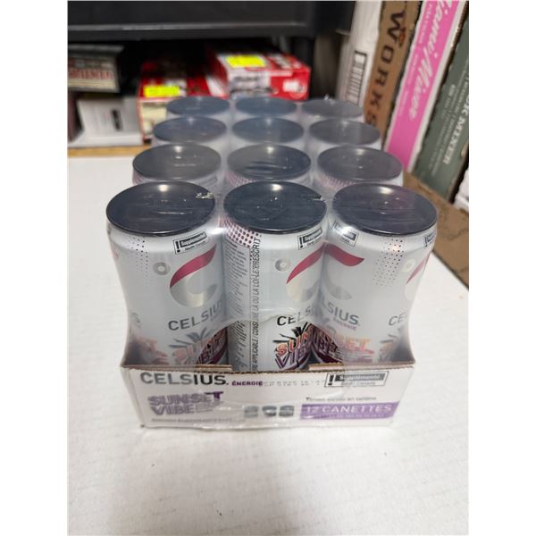 Celsius Sunset Vibe energy drinks