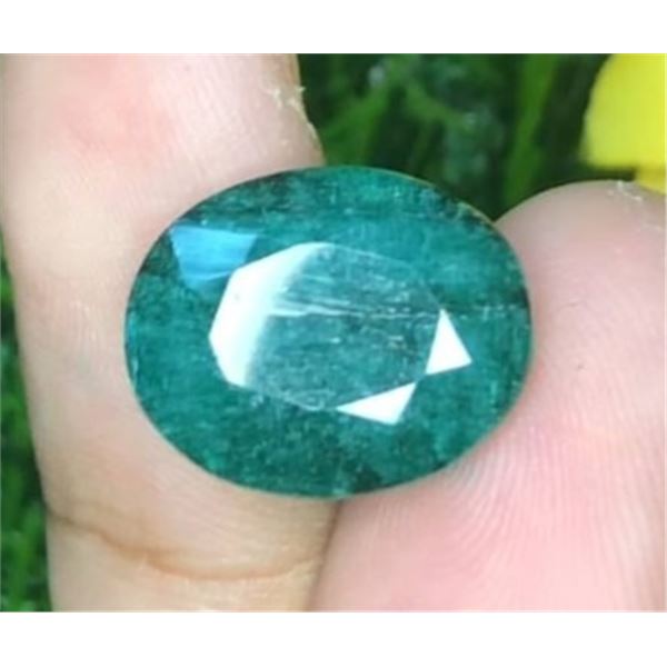 8.85 ct Certified Zambian Emerald gemstone ($10,575 Appraisal)
