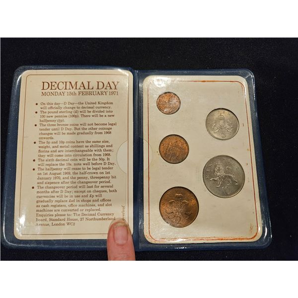 Decimal day coins