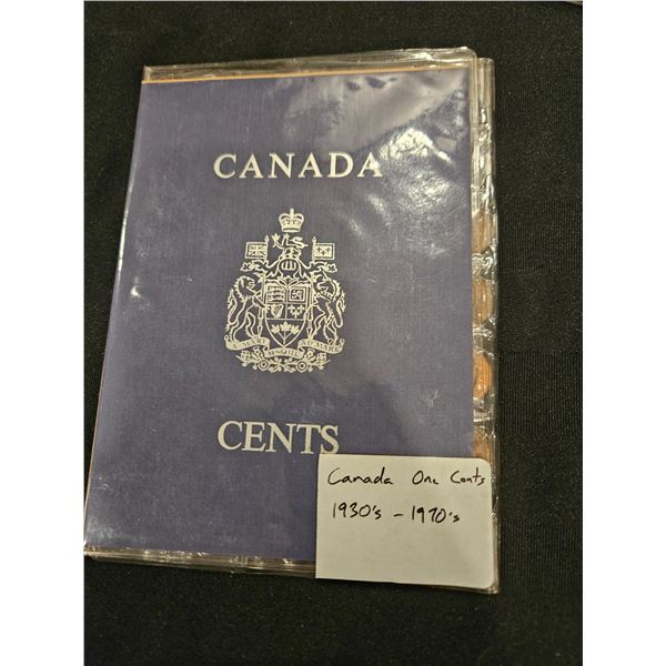 Canada one cent coins
