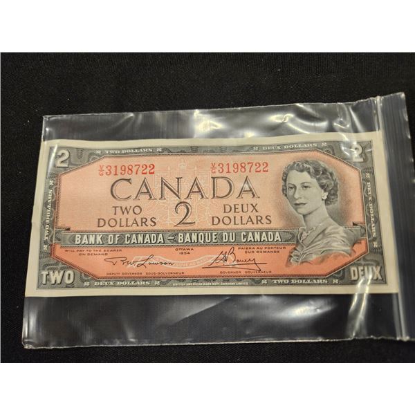 1954 Canada $2 bill