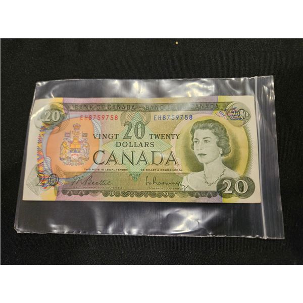 1969 Canada $20 bill