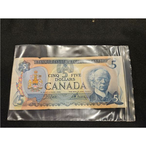1979 Canada $5 bill