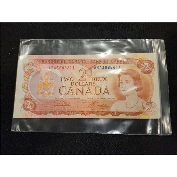 1974 Canada $2 bill