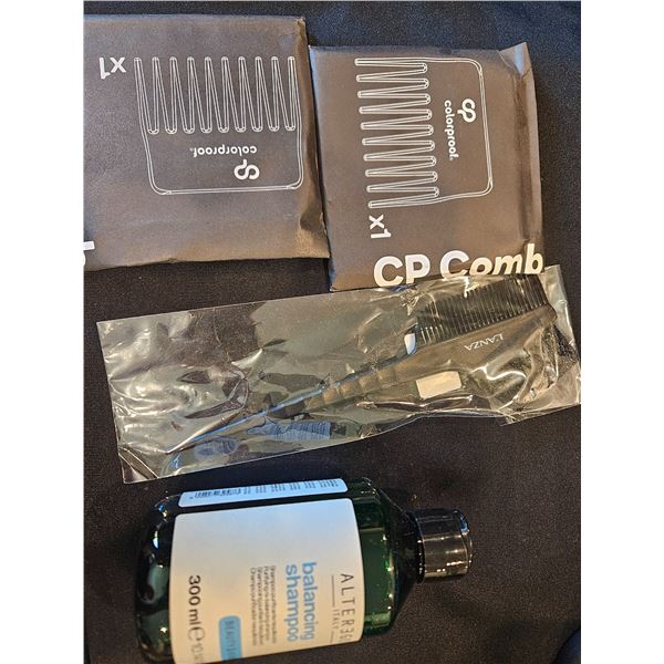 Shanpoo, combs & scalp massager