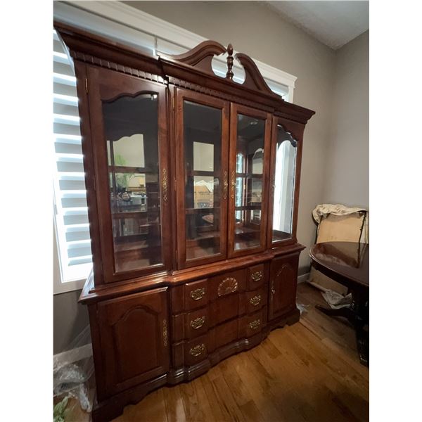 Solid Cherry Wood Dining Set, Mint Condition