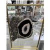 Image 2 : Black Natural Agate with Pyrite Art on Display