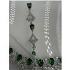 Image 3 : Brand New American Diamond Necklace With Earrings.