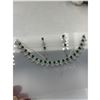 Image 7 : Brand New American Diamond Necklace With Earrings.