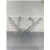 Image 8 : Brand New American Diamond Necklace With Earrings.