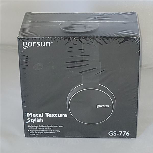 New Sealed Gorsun Headphones Metal Texture Stylish