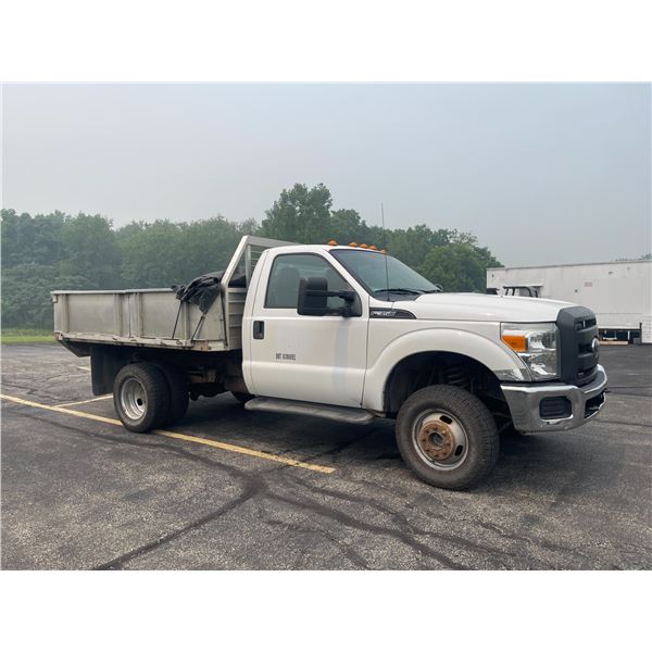 FORD F-350 HD 2013  W ALUM  FLAT / DUMP TRUCK BED