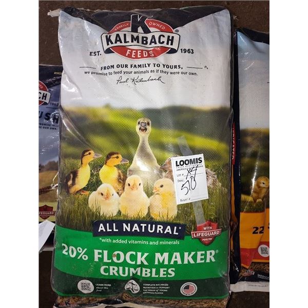 KALMBACH FEEDS 20% FLOCK MAKER CRUMBLES
