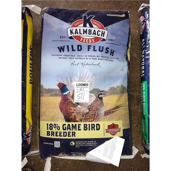 KALMBACH FEEDS 18% GAME BIRD BREEDER FEED
