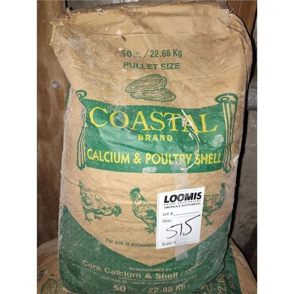 COASTAL 50LB BAG OF CALCIUM AND POULTRY SHELL