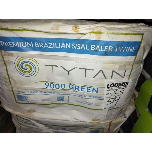 TYTAN 9000 GREEN BALER TWINE (DOUBLE PACK)