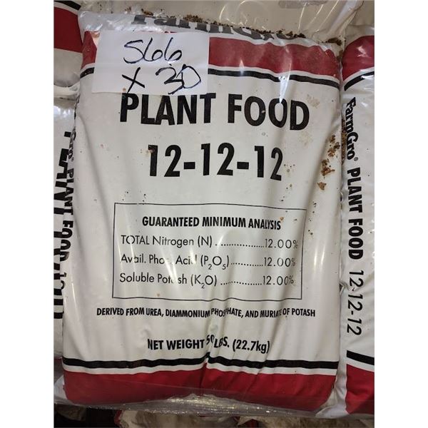 FarmGro 12-12-12 Fertilizer / 50 Lb Bags