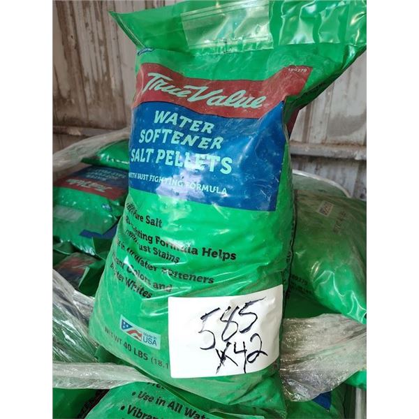 TRUE VALUE WATER SOFTNER PELLETS / 40 LBS