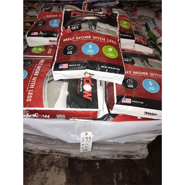 PELADOW SNOW AND ICE MELTER, CALCIUM CHLORIDE PELLETS