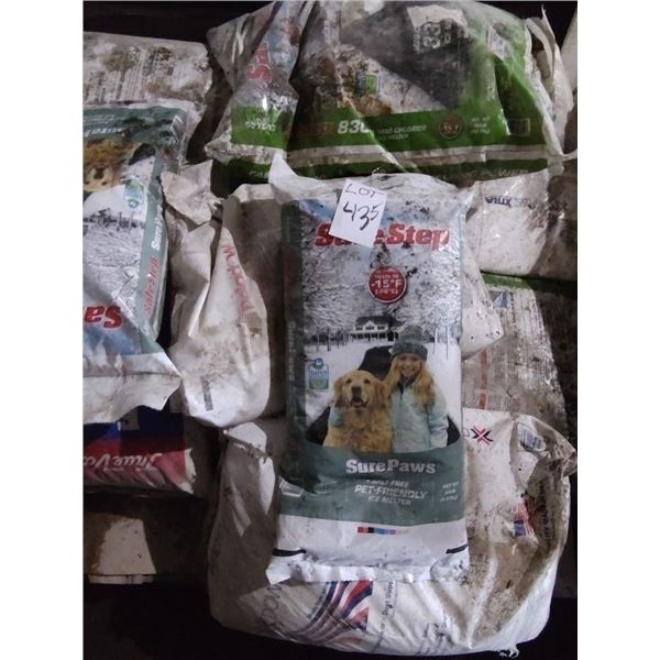 ASSORTED PALLETS OF ICE MELT 20LB AND 50LB BAGS
