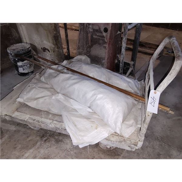 ANTIQUE FEED CARTS AND BAGS