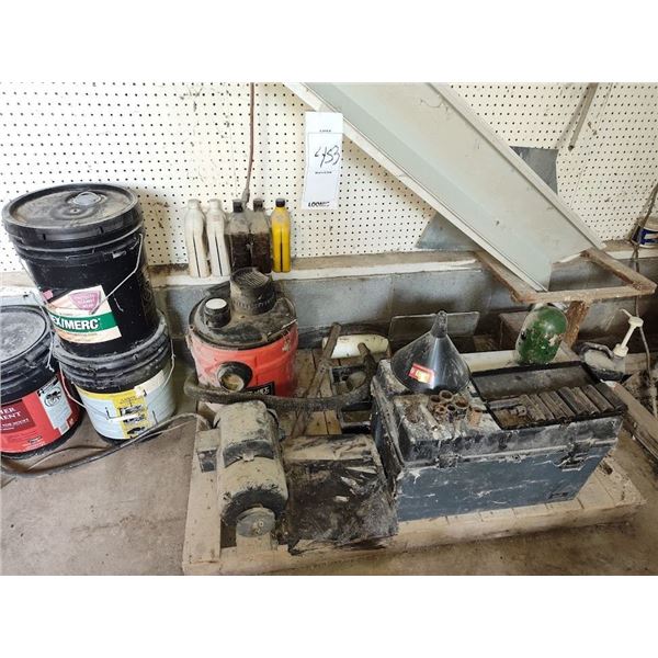 ASSORTED SOCKETS MOTOR AND OTHER ITEMS