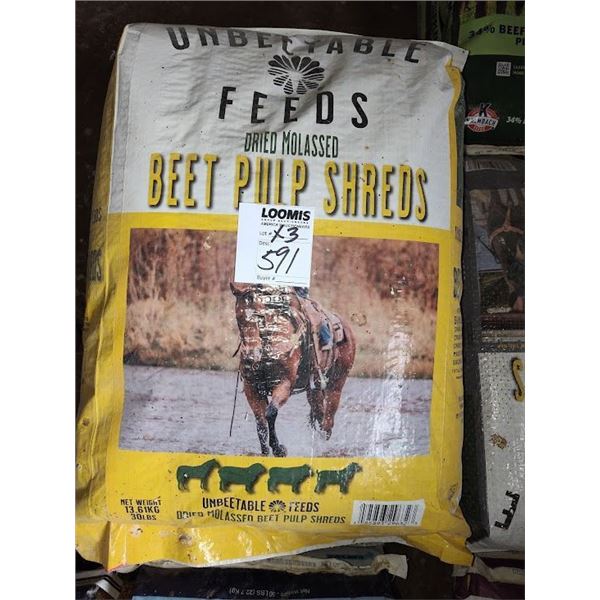 UNBEETABLE FEEDS BEET PULP SHREDS