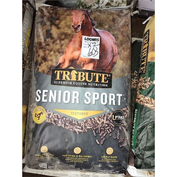 TRIBUTE SENIOR SPORT TEXTURED HORSE FEED