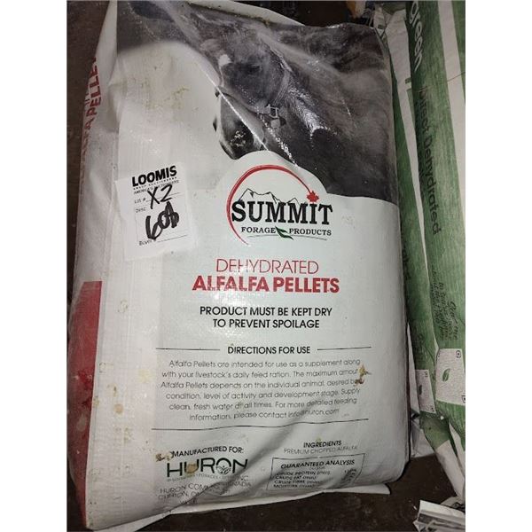 SUMMIT DEHYDRATED ALFALFA PELLETS