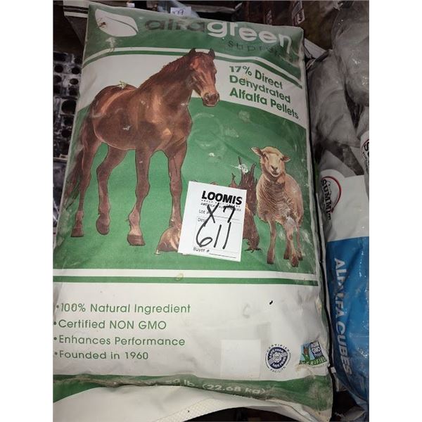 ALFA GREEN 17% DEHYDRATED ALFALDA PELLETS