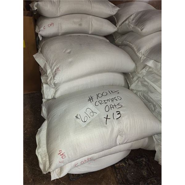 SEREDAYS CRIMPED OATS 100LB BAGS