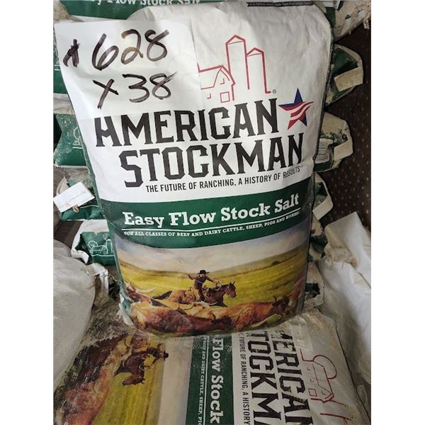 AMERICAN STOCKMAN EASY FLOW STOCK SALT 50LB BAGS