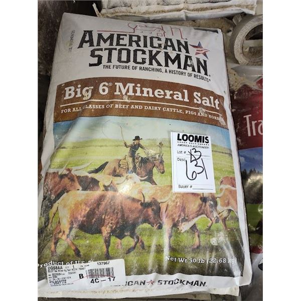AMERICAN STOCKMAN BIG 6 MINERAL SALT