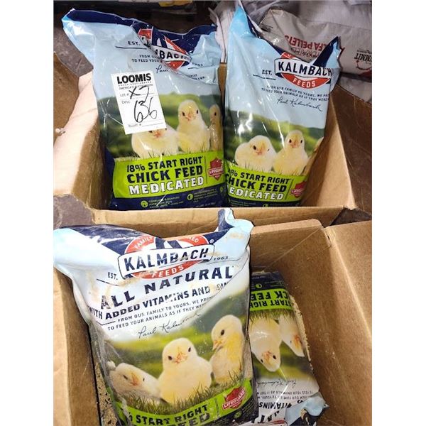 KALMBACH 18% START RIGHT CHICK FEED MEDICATED