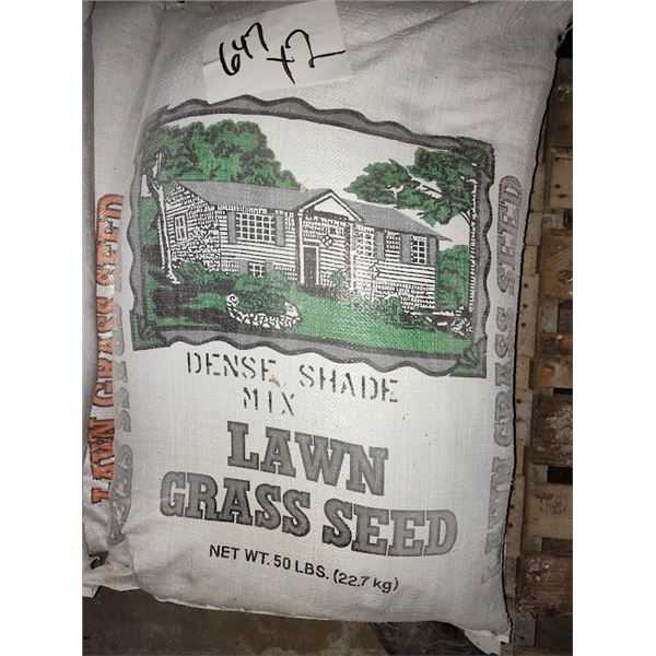 DENSE SHADE MIX LAWN GRASs SEED, EACH BAG IS 50LBS
