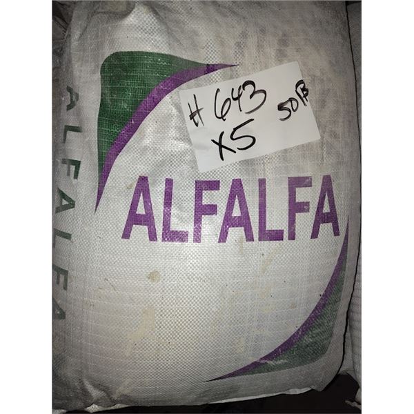 50LBS OF ALFALFA SEEDS