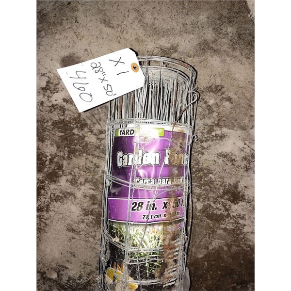 NEW 28" X 50FT WIRE FENCE